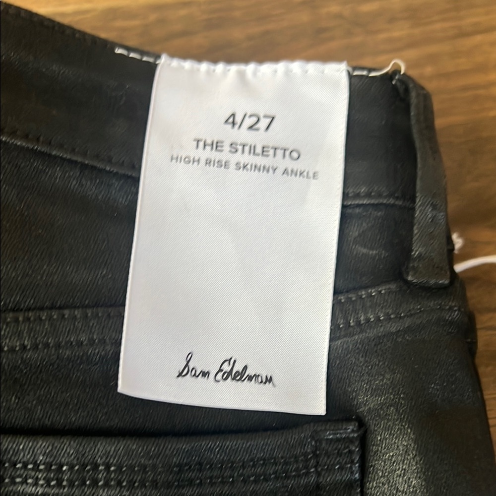 Sam Edelman Black High-Rise Skinny - Picture 2 of 5